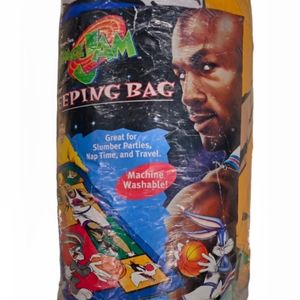 Space Jam Indoor Sleeping Bag 90s Vtg Michael Jordan Tune Squad